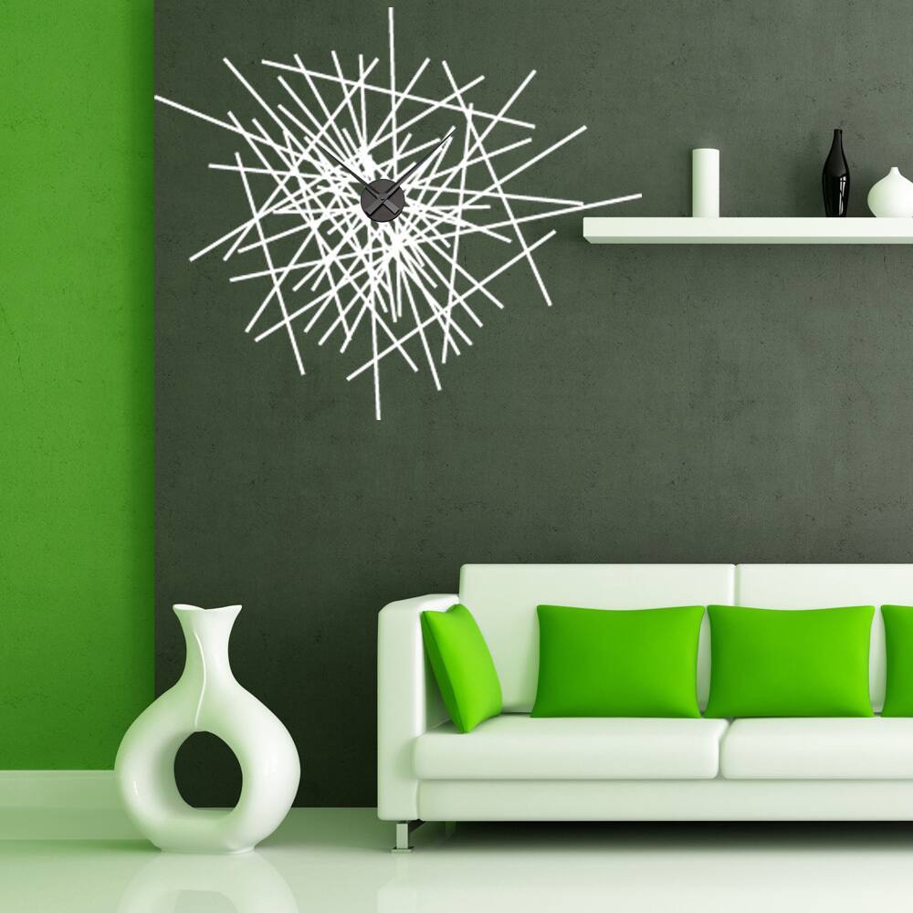 Abstract Wall Clock Vinyl Decor Wall Art