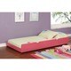 preview thumbnail 5 of 7, Pice Modern Twin Solid Wood Pull-out Trundle by Furniture of America Strawberry Pink