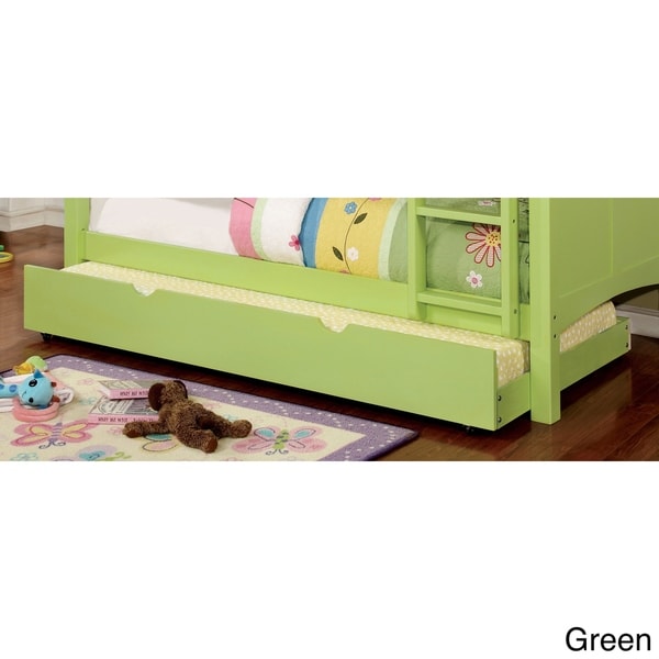 Furniture of America Pice Modern Twin Solid Wood Pull-out Trundle. Opens flyout.