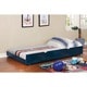 preview thumbnail 8 of 7, Pice Modern Twin Solid Wood Pull-out Trundle by Furniture of America Blueberry Blue