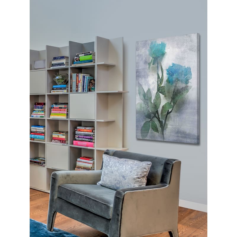 Marmont Hill 'Midnight Blue 2' by Irena Orlov Painting Print on Canvas - Multi-Color