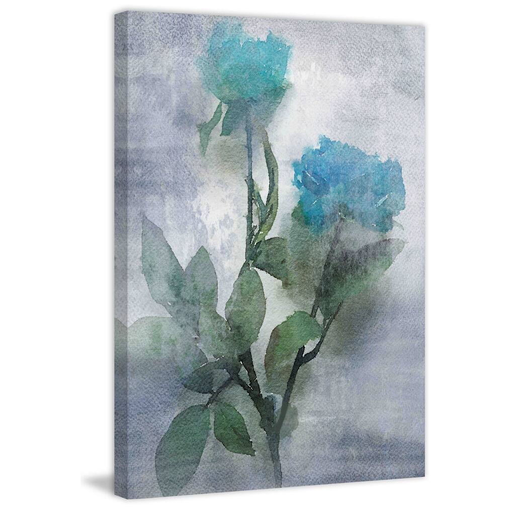 Marmont Hill 'Midnight Blue 2' by Irena Orlov Painting Print on Canvas - Multi-Color