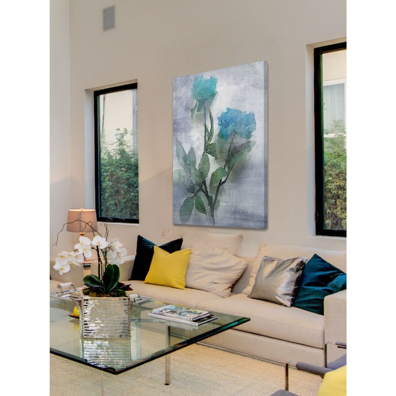 Marmont Hill 'Midnight Blue 2' by Irena Orlov Painting Print on Canvas - Multi-Color