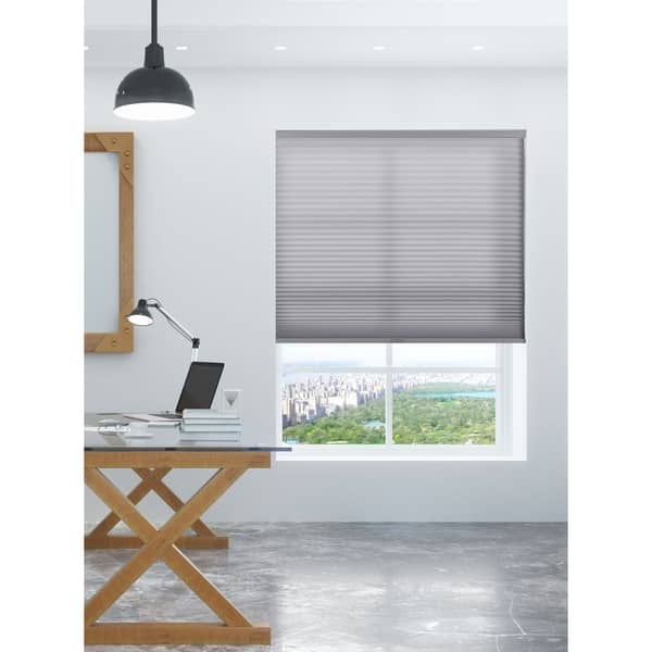 slide 2 of 6, Arlo Blinds Grey Light Filtering Cordless Cellular Shades