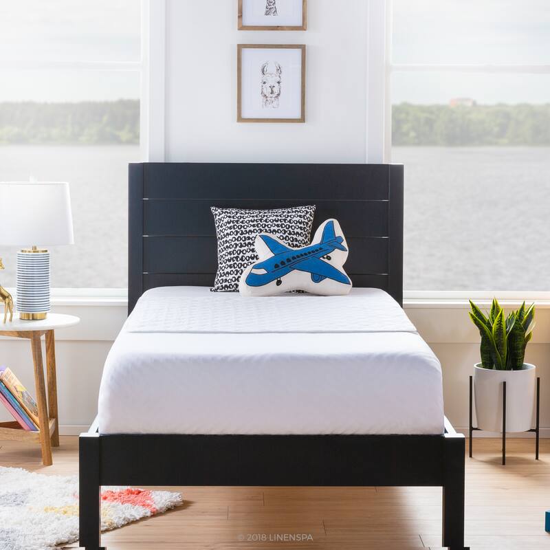 Linenspa Waterproof Sheet and Mattress Protector Pad - White