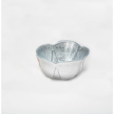 Poppy Silver Leaf Bowl