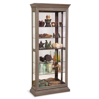 Philip Reinisch Co. Lighthouse Destiny II Two Way Sliding Door Curio Cabinet