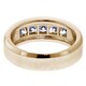 preview thumbnail 4 of 5, 14k Yellow Gold Men's 1ct TDW 5-stone Diamond Wedding Ring
