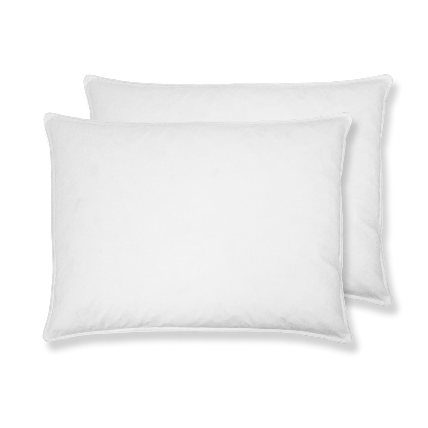 Shop St James Home White Goose Feather Pillow Set Of 2 Free