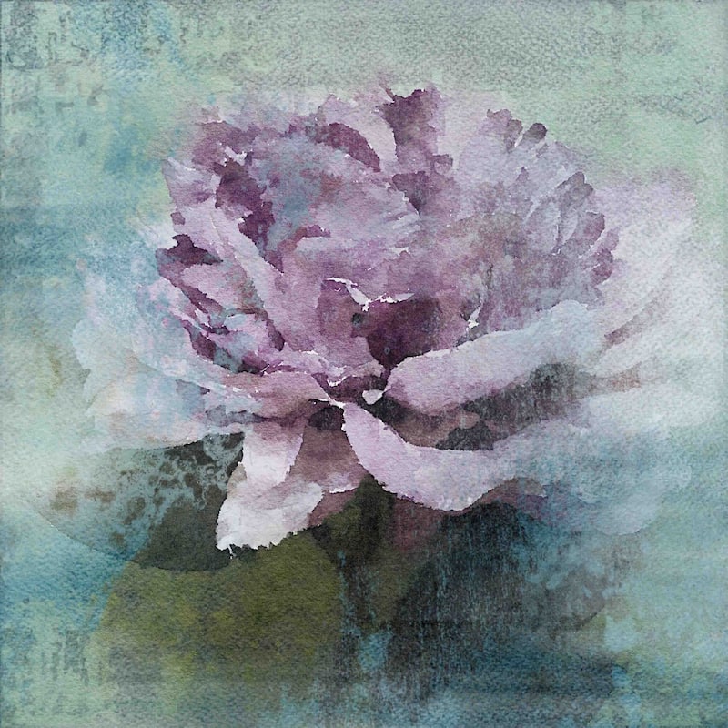 Marmont Hill 'Purple Majesty' by Irena Orlov Painting Print on Canvas - Multi-Color