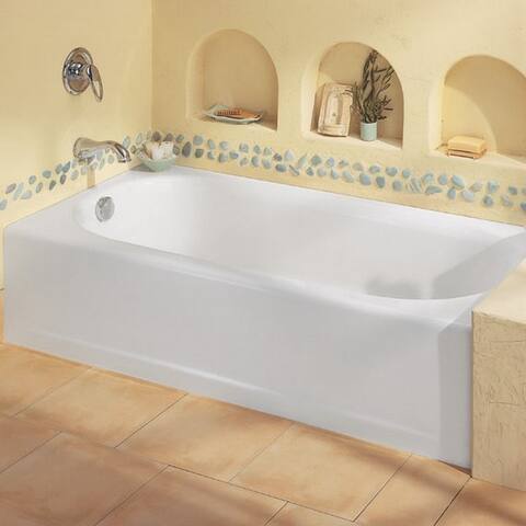 American Standard Princeton 2391.202ICH.020 White Soaking Bathtub