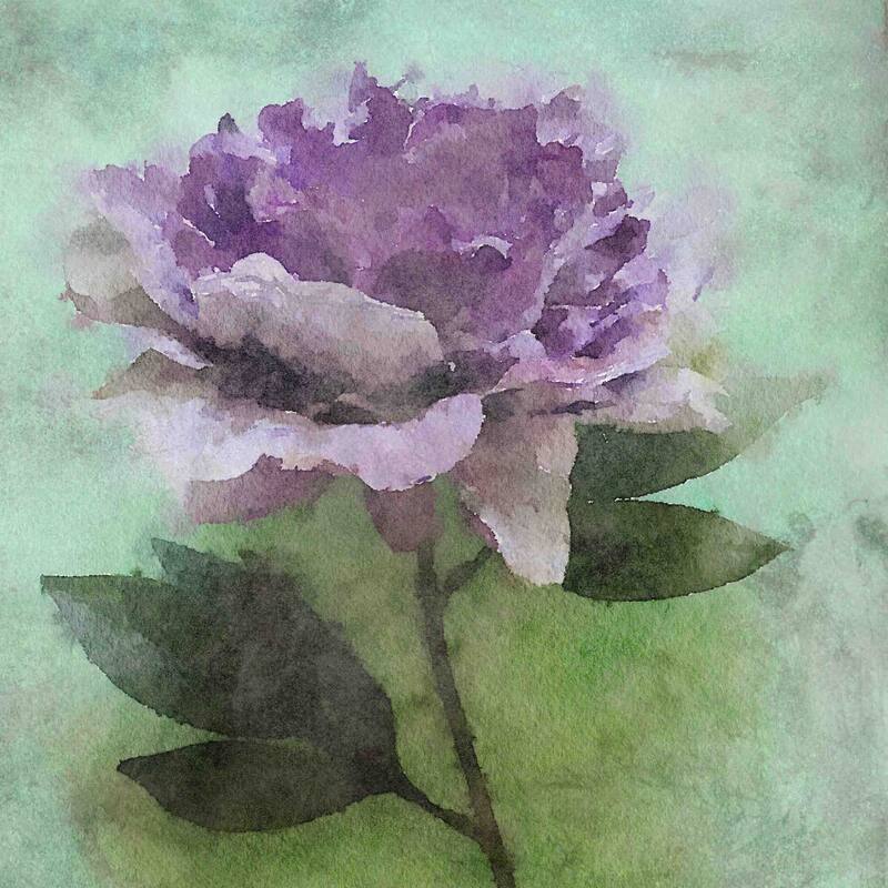 Marmont Hill 'Purple Delight' by Irena Orlov Painting Print on Canvas - Multi-Color
