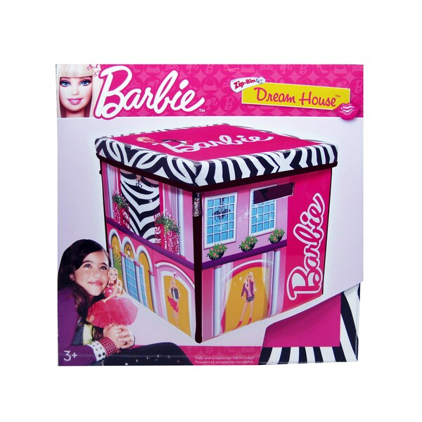 barbie zip bin