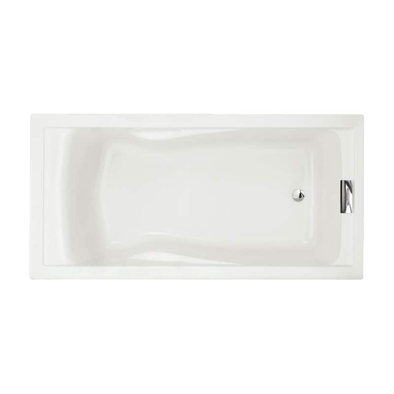 American Standard Evolution 72 Inch by 36 Inch Deep Soak Bathtub, White