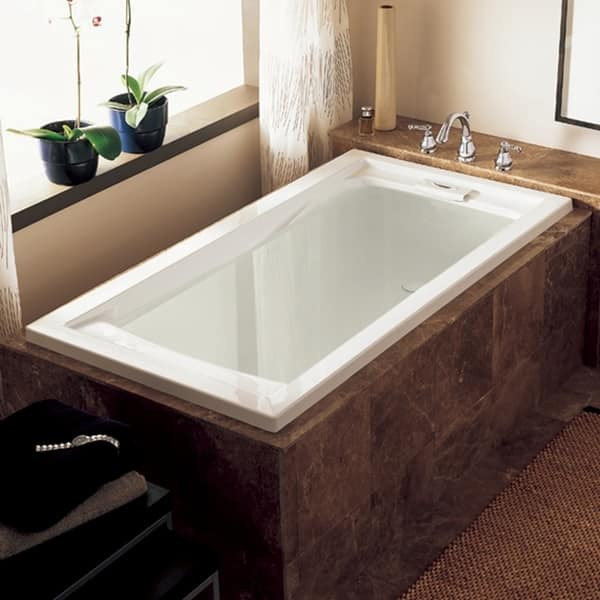 American Standard Evolution 72 Inch By 36 Inch Deep Soak Bathtub White 7236v 002 020 On Sale Overstock 11547477