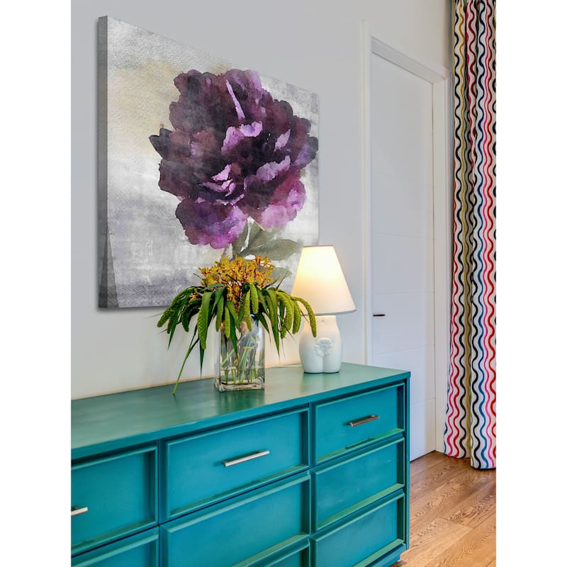 Marmont Hill 'Alone Flower' by Irena Orlov Painting Print on Canvas - Multi-Color