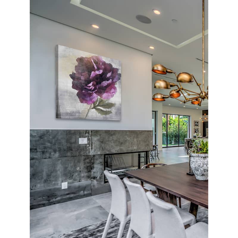 Marmont Hill 'Alone Flower' by Irena Orlov Painting Print on Canvas - Multi-Color