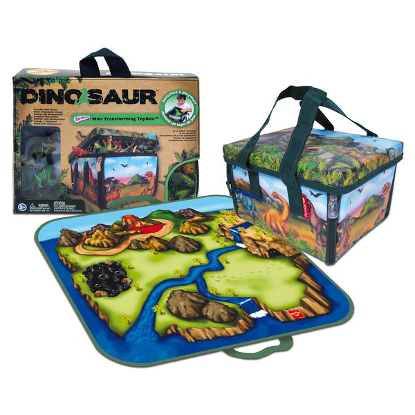 Neat-Oh ZipBin Dinosaur Mini Playset
