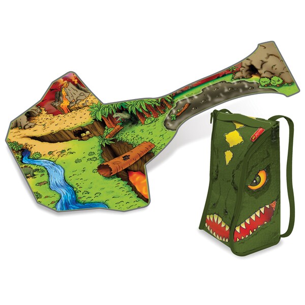 Neat-Oh ZipBin 45 Dinosaur Bring Along Backpack with 1 dinosaur