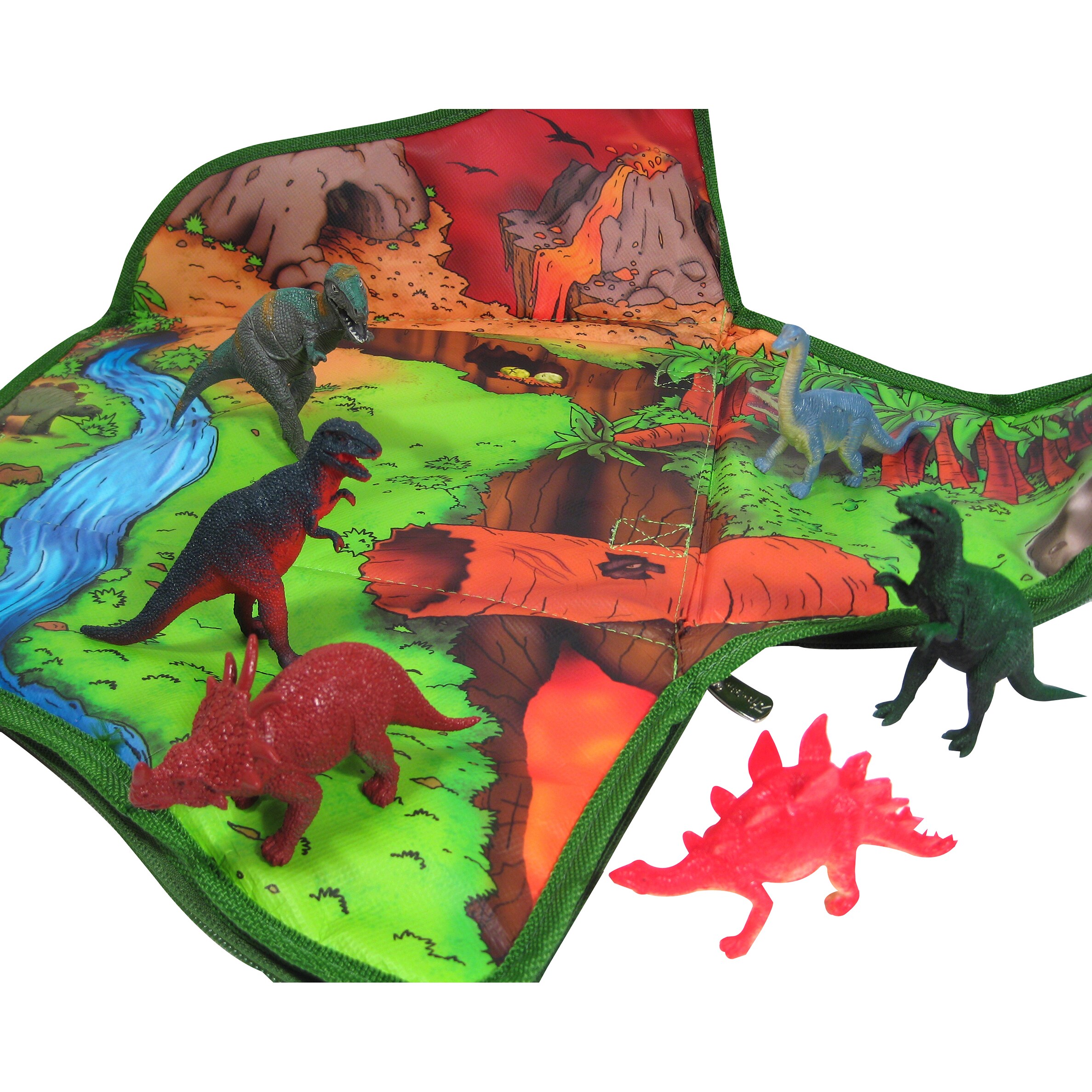 Neat-Oh ZipBin 45 Dinosaur Bring Along Backpack with 1 dinosaur