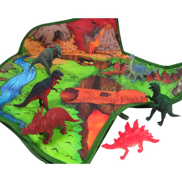 Neat-Oh ZipBin 45 Dinosaur Bring Along Backpack with 1 dinosaur