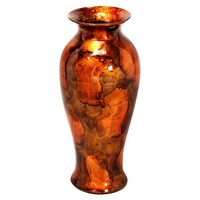 Heather Ann Round Tapered Glazed Ceramic Vase Free Shipping Heather Ann Round Tapered Glazed Ceramic Vase