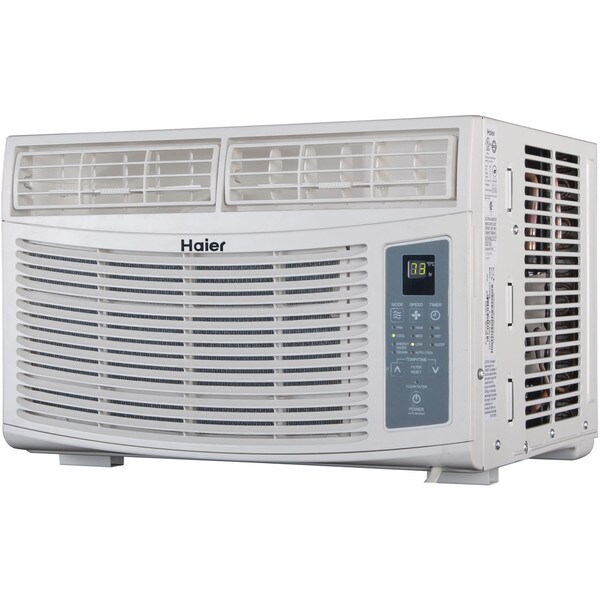 Haier ESA406N 6,000 BTU 115V Window-Mounted Air Conditioner and