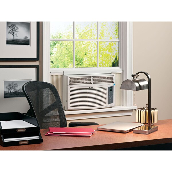 Haier ESA406N 6,000 BTU 115V Window-Mounted Air Conditioner and