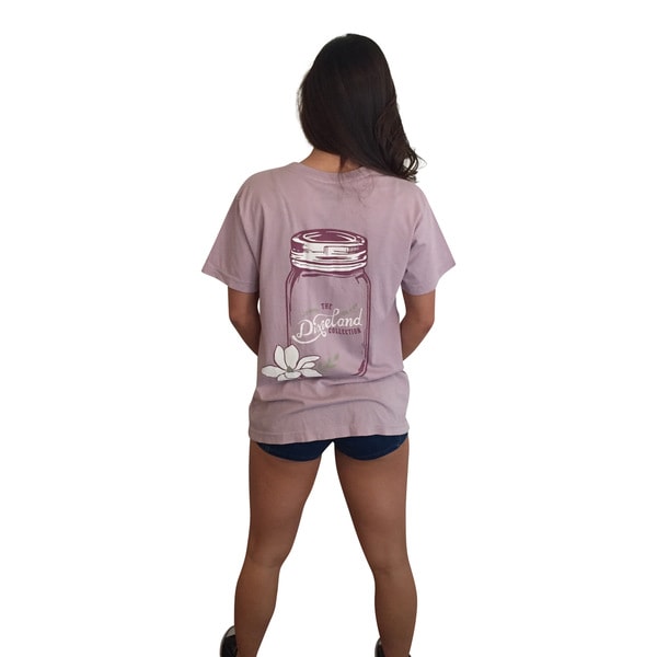 Mason Jar Lavender Short Sleeve Pocket T-Shirt