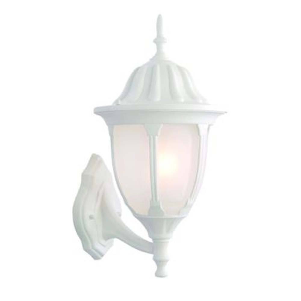 White Upward Wall Mount Outdoor Light