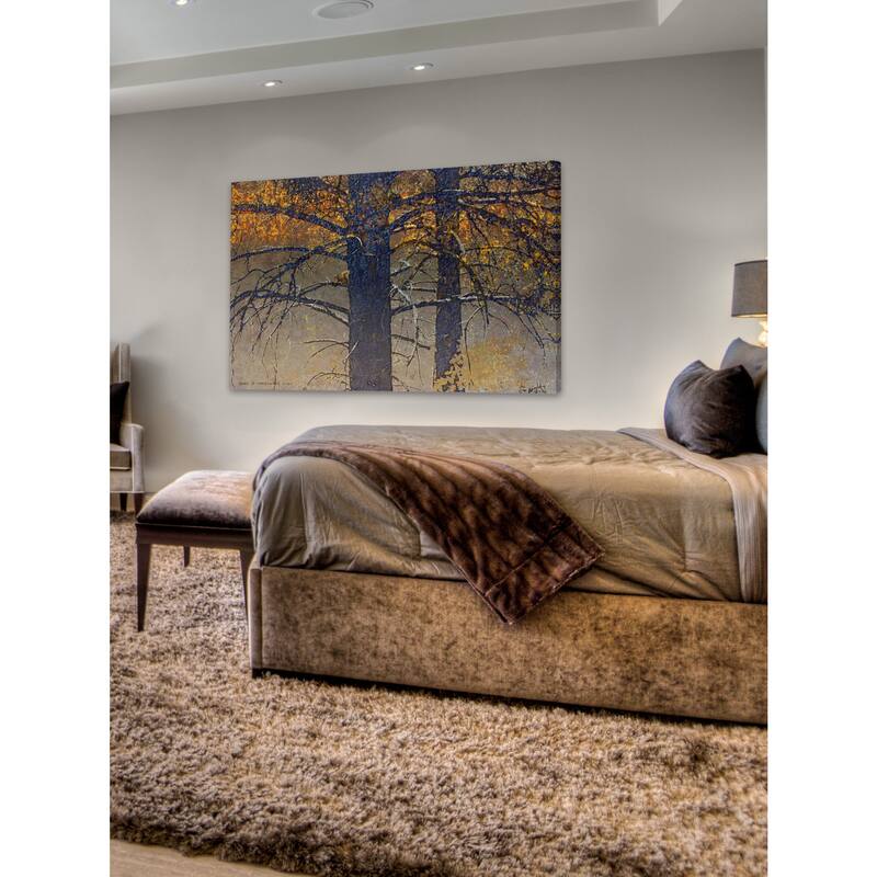 Marmont Hill 'Burnt Tree Squirrel' by Chris Vest Painting Print on Canvas - Multi-Color