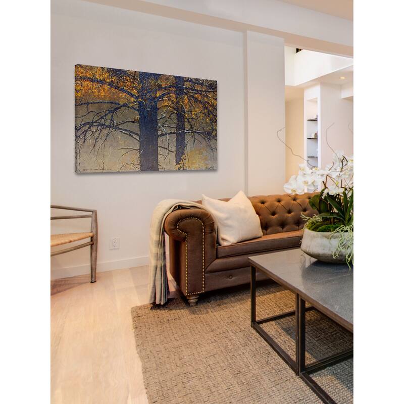 Marmont Hill 'Burnt Tree Squirrel' by Chris Vest Painting Print on Canvas - Multi-Color