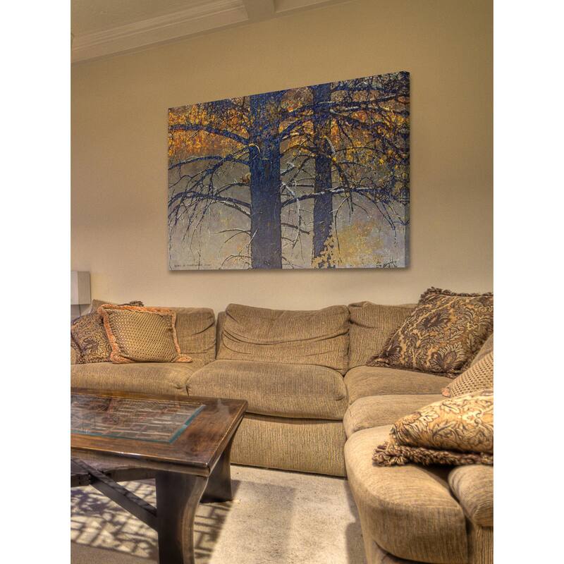 Marmont Hill 'Burnt Tree Squirrel' by Chris Vest Painting Print on Canvas - Multi-Color