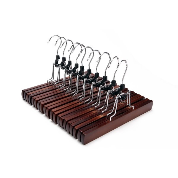 Shop J.S. Hanger Solid Wooden Collection Slack Hanger ...