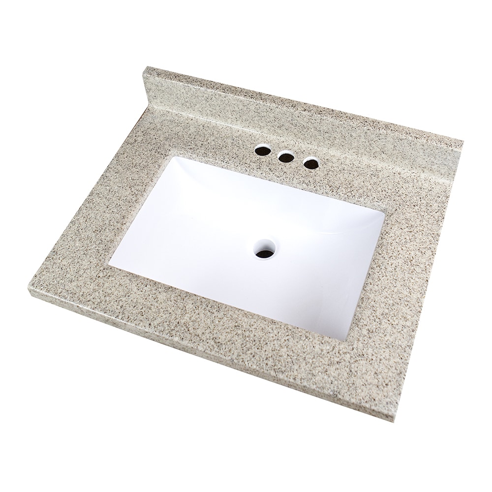 Two Tone Cuccino Cultured Marble Vanity Sink Top 25 X19 Two Tone Cuccino Cultured