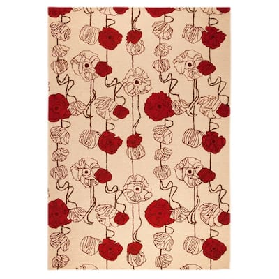 Handmade Indo Deco Rug (India)