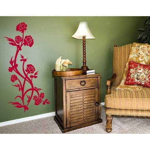 Rose Bush Wall Decal