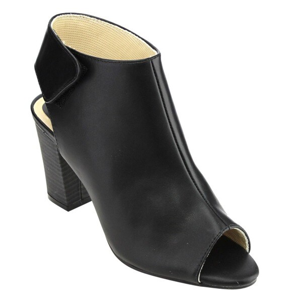 low heel bootie sandals