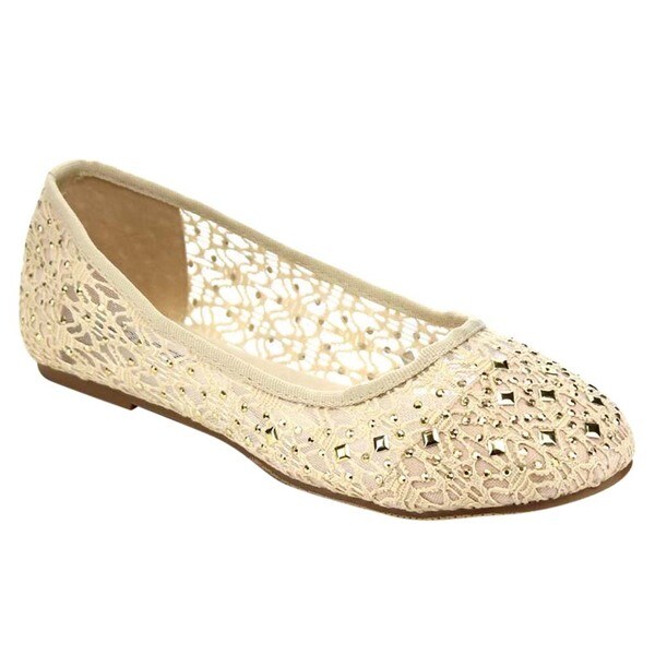 Shop JACOBIES ANA-17 Women's Mesh Flats - Free Shipping On Orders Over ...
