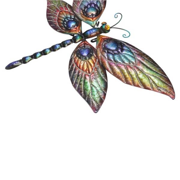 Shop Sunjoy Butterfly And Dragonfly Hand Painted Outdoor Wall