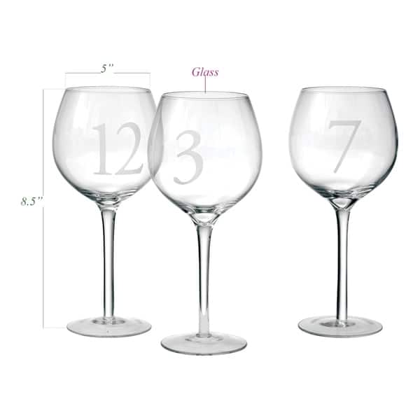 American Atelier Vintage Beaded Wine Glasses Set Of 4, 9 Oz Wine