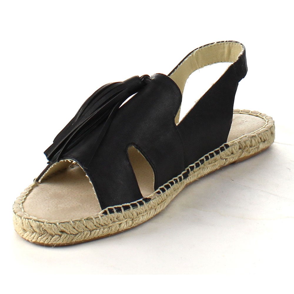 slingback espadrilles flat