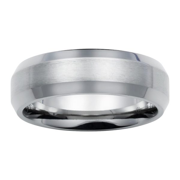 Shop Boston Bay Diamonds Men's 7MM Comfort Fit Titanium ...