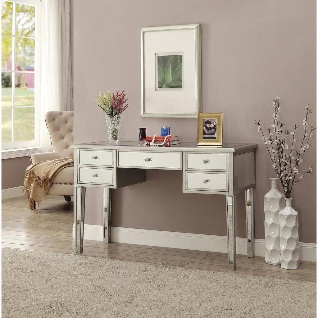 Soraya Writing Desk - Silver
