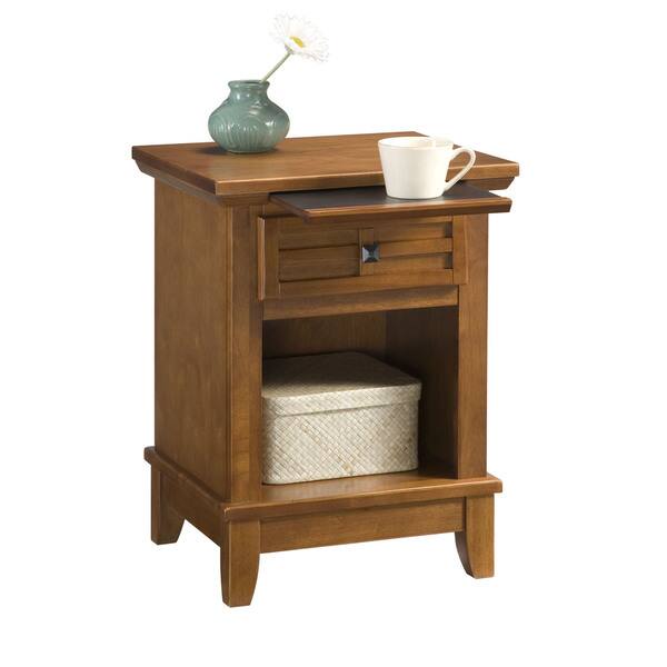 Shop Arts And Crafts Cottage Oak Night Stand By Home Styles Overstock 11552199