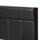 preview thumbnail 4 of 3, Baxton Studio Sousanna Modern and Contemporary Full Size Black Faux Leather Platform Bed