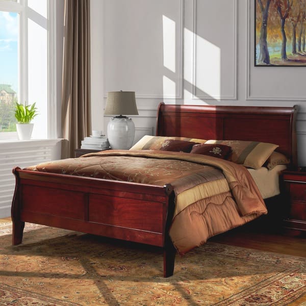 Shop Furniture Of America Devi Transitional Cherry Solid