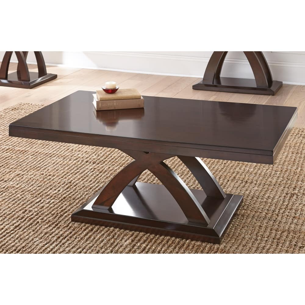 Avellino Modern Espresso Finish Wood Coffee Table by Greyson Living