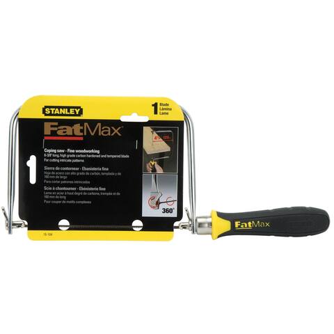 Stanley Hand Tools 4-3/4" FatMax Coping Saw