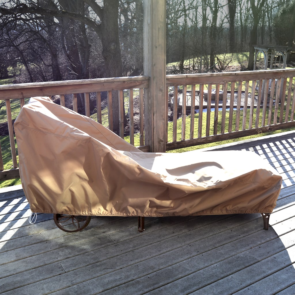 All-Weather Protective Cover for Single Chaise Lounge